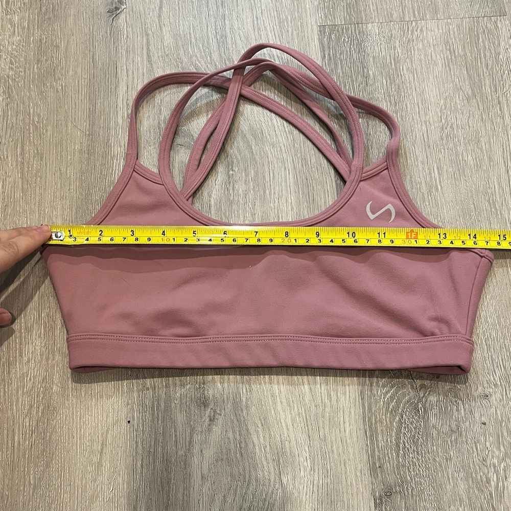 LF Mauve Sports Bra with Double Straps - Picture 4 of 4